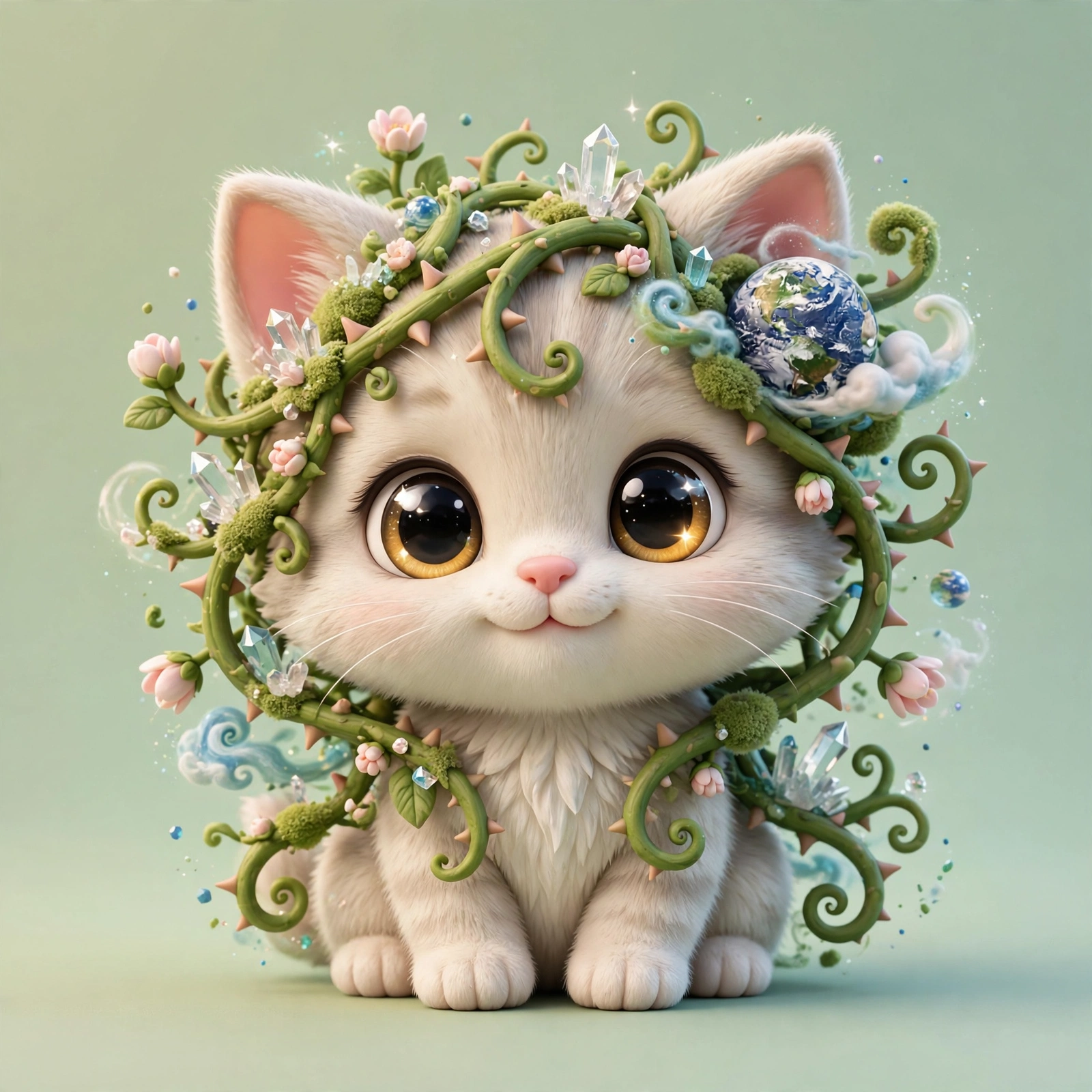 Terrakit — Bramble kitten full artwork