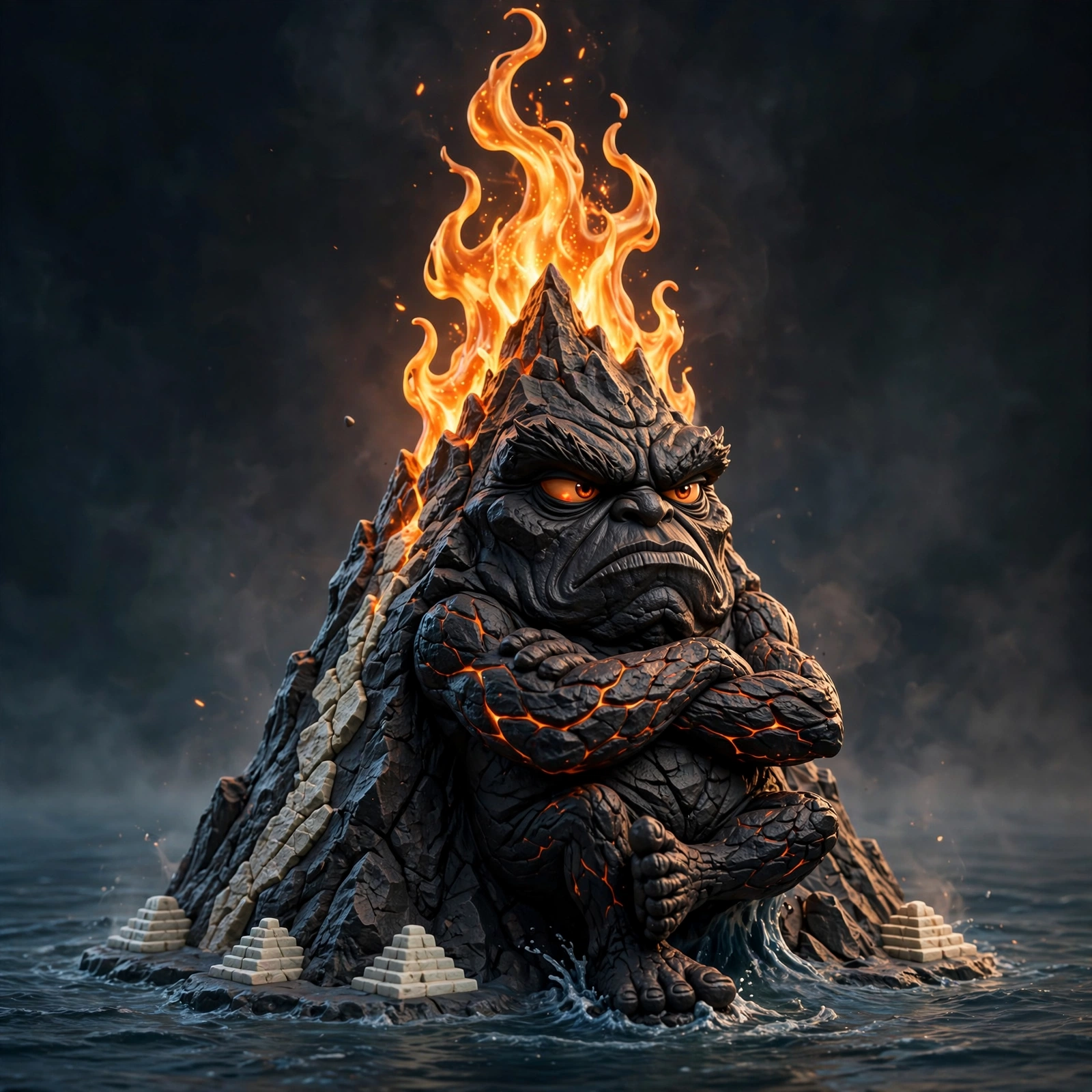 The Island of Flame