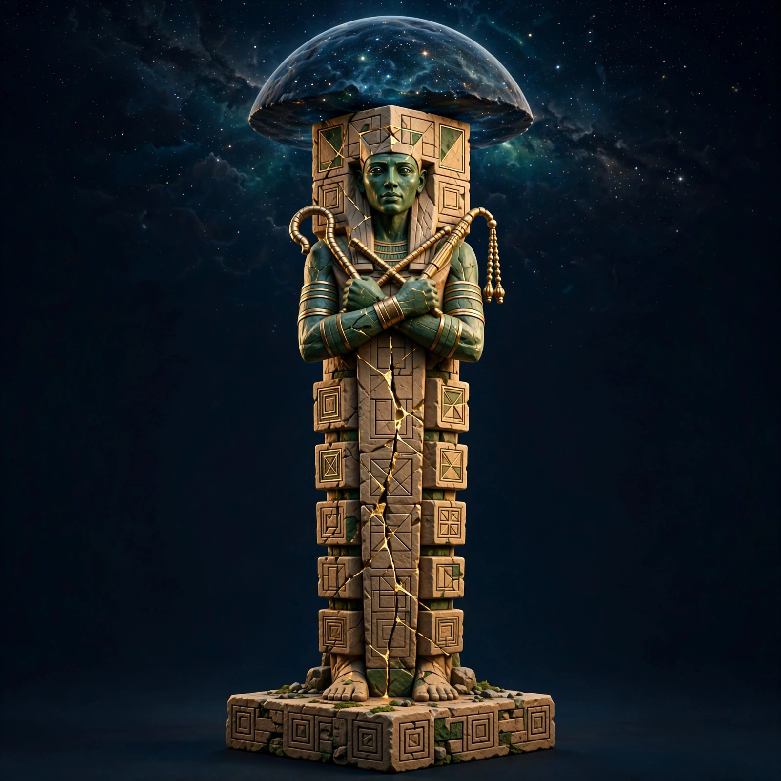 Osiris the Djed