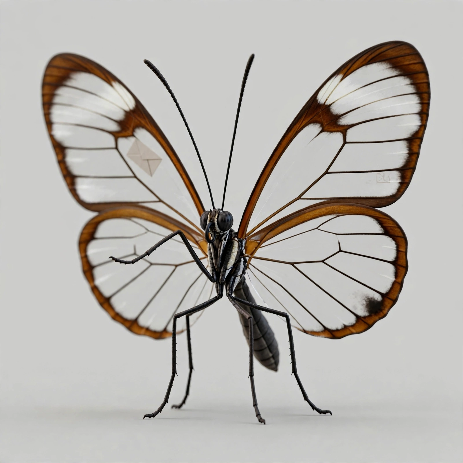 Glasswing Butterfly