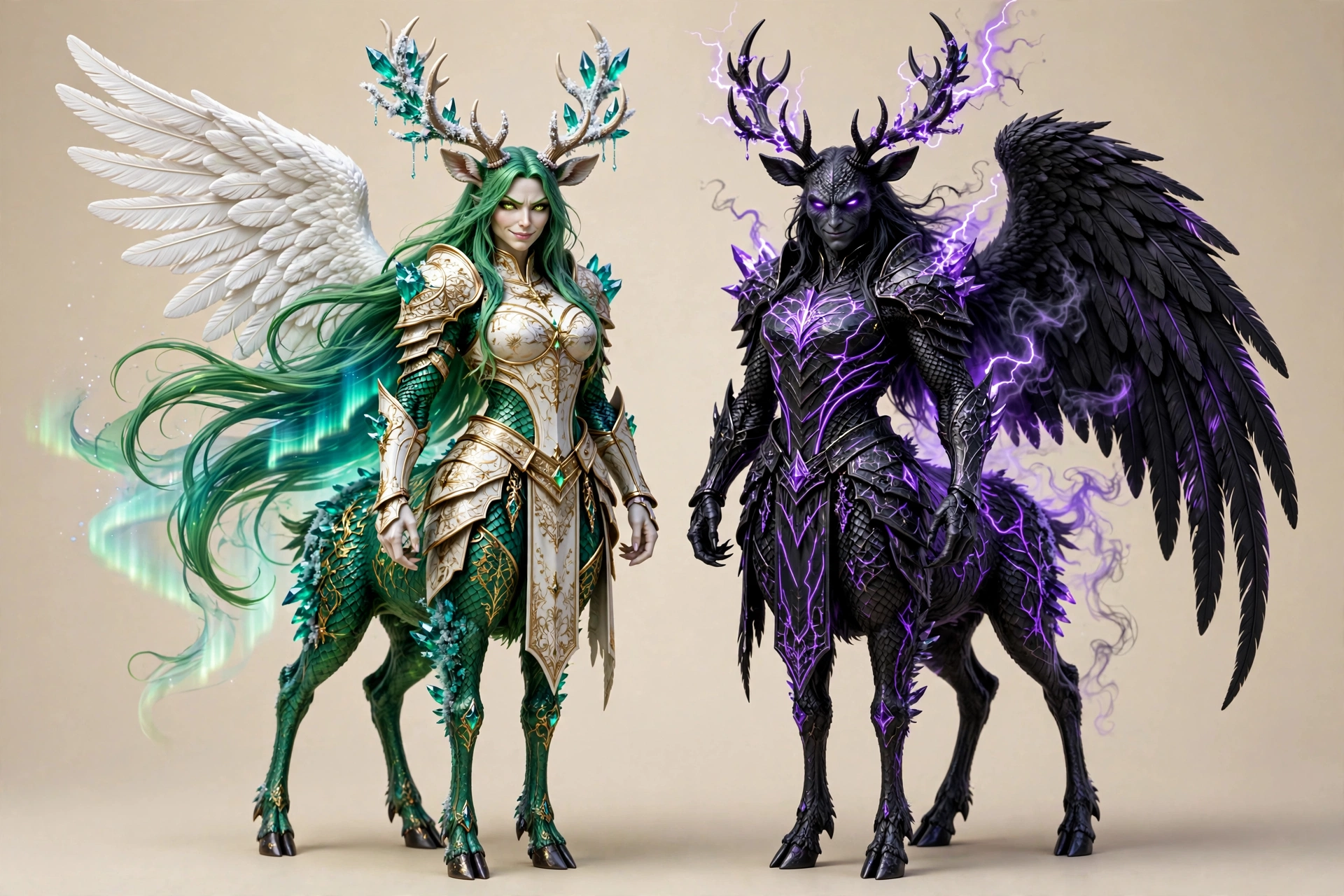 Shadow Antlerveil — full artwork