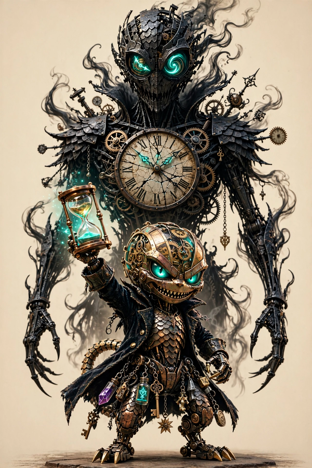 Nix, the Clockwork Thief — full artwork