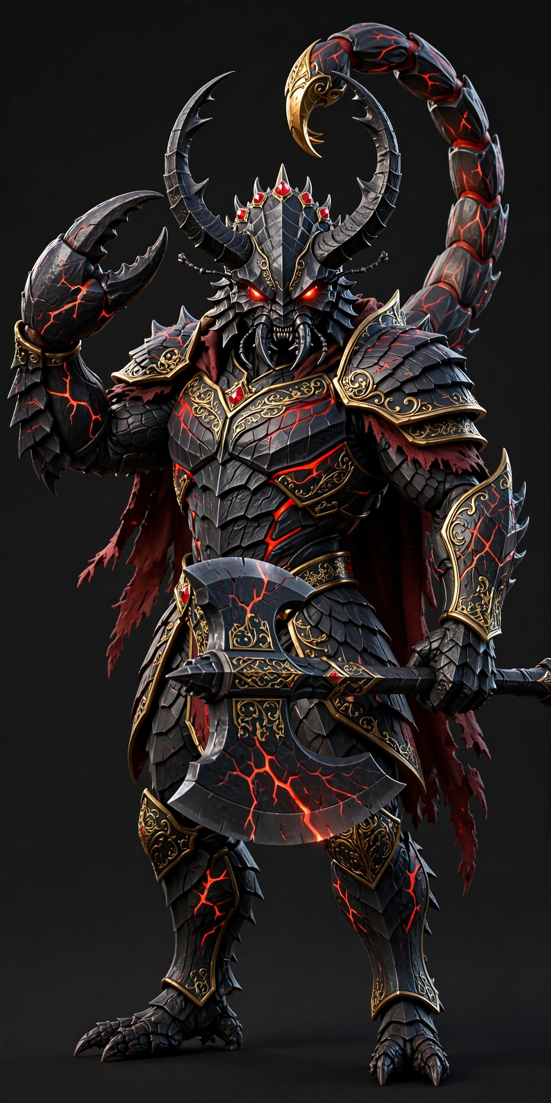 Shadow Emperor × Obsidian Beetle Knight full artwork