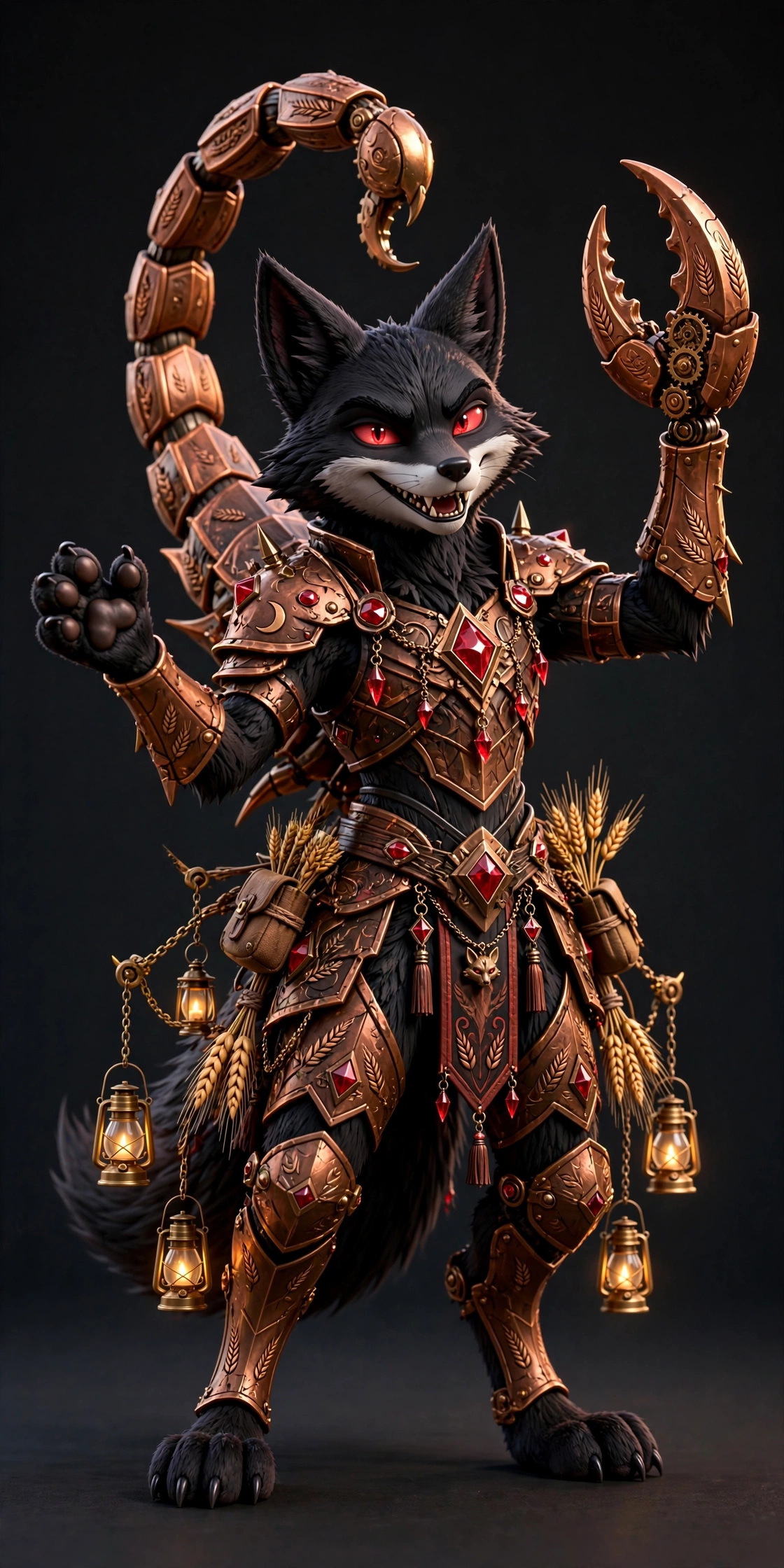 Shadow Harvestman × Crimson Moon Kitsune full artwork