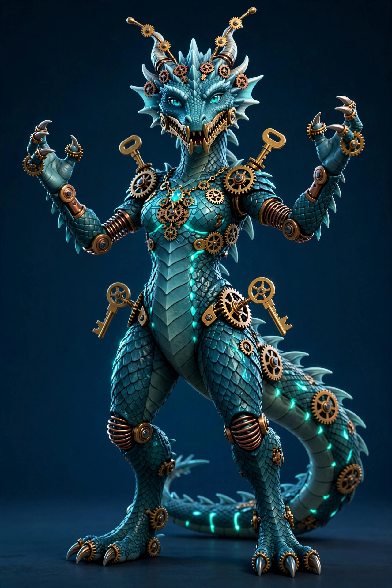 Shadow Mystic Dragon Healer × Trapjaw full artwork